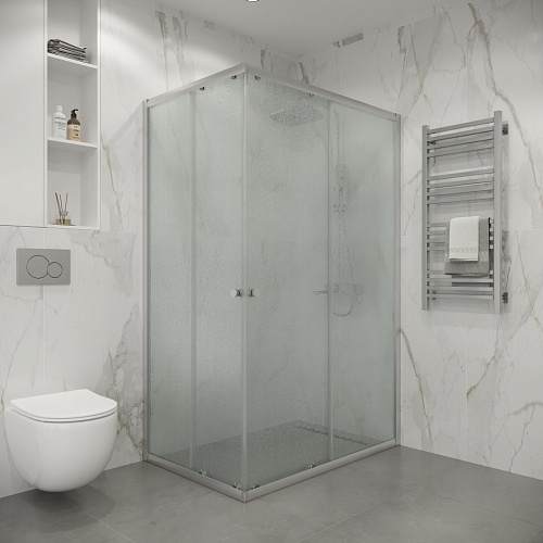 Душевой уголок Niagara Eco NG-1018-14QMT (100x80x190) прямоугольник, раздвиж, профиль хром, стекло матовое (4мм) Душевой уголок Niagara Eco NG-1018-14QMT (100x80x190) прямоугольник, раздвиж, профиль хром, стекло матовое (4мм)