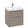 Тумба под раковину Villeroy &amp; Boch Subway 3.0 Taupe / Taupe C57802VM