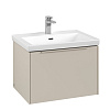 Картинка анонса товара «тумба под раковину villeroy &amp; boch subway 3.0 cashmere grey / cashmere grey c57502vn»