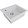 Кухонная мойка Paulmark DECORATION 56 PM935650-WH, WHITE, 560х500 мм Кухонная мойка Paulmark DECORATION 56 PM935650-WH, WHITE, 560х500 мм