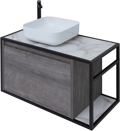 Тумба под раковину Aquanet Nova Lite Loft 90 L дуб рошелье 00261656 Тумба под раковину Aquanet Nova Lite Loft 90 L дуб рошелье 00261656