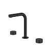 Картинка анонса товара «смеситель для раковины boheme stick 152-b.3 linea на 3 отверстия black»