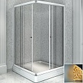 Душевой уголок Radomir Дрим 90х100 1-03-1-2-0-1211 прямоугольный, правый стекло матовое, поддон с каркасом и сифоном, профиль белый Душевой уголок Radomir Дрим 90х100 1-03-1-2-0-1211 прямоугольный, правый стекло матовое, поддон с каркасом и сифоном, профиль белый