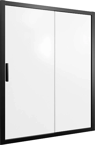 Душевая дверь STWORKI Стокгольм 160 см профиль черный матовый, стекло матовое 467558 Душевая дверь STWORKI Стокгольм 160 см профиль черный матовый, стекло матовое 467558