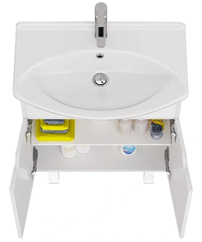 Тумба под раковину DREJA DAVID D, 65 см , подвесная/напольная,2 дверцы, белый глянец, под ум. Лагуна 99.0403 Тумба под раковину DREJA DAVID D, 65 см , подвесная/напольная,2 дверцы, белый глянец, под ум. Лагуна 99.0403