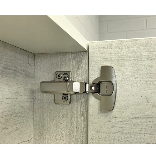 Зеркальный шкаф Comforty Никосия-70 00-00006163 дуб белый Зеркальный шкаф Comforty Никосия-70 00-00006163 дуб белый