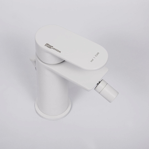 Смеситель для биде WasserKRAFT Mindel 8506 белый Смеситель для биде WasserKRAFT Mindel 8506 белый