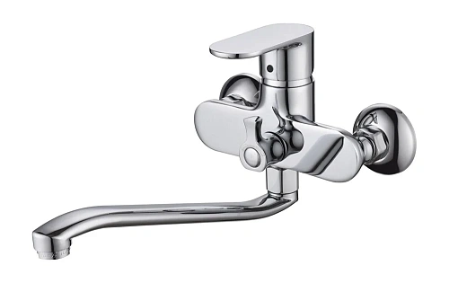 Смеситель для ванны D&K Rhein Speyer DA1313341 длинный излив хром Смеситель для ванны D&K Rhein Speyer DA1313341 длинный излив хром