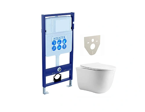 Комплект инсталляции Aquatek Standard INS-0000012 с унитазом КЛАССИК AQ1112-00 с сиденьем микролифт SET Aquatek КЛАССИК cm Комплект инсталляции Aquatek Standard INS-0000012 с унитазом КЛАССИК AQ1112-00 с сиденьем микролифт SET Aquatek КЛАССИК cm