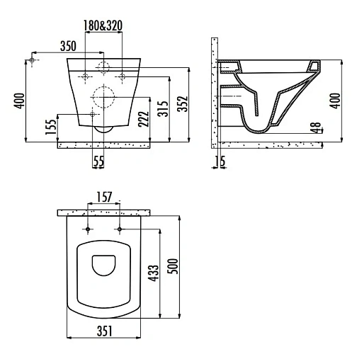 Унитаз SMART Creavit Sorti SR320-00CB00E-0000 с биде, белый Унитаз SMART Creavit Sorti SR320-00CB00E-0000 с биде, белый