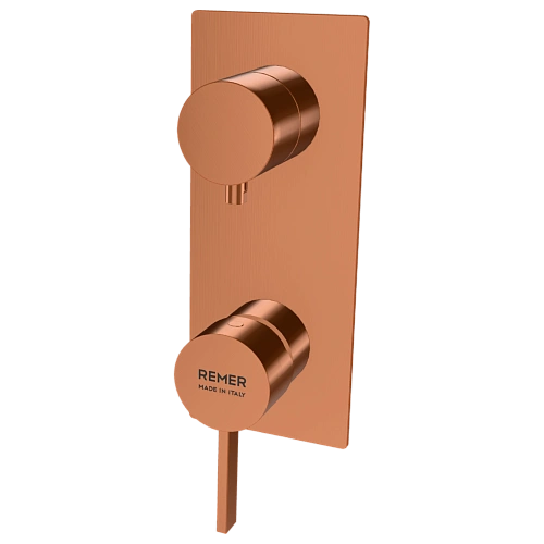 Смеситель для душа Remer Metrica MC93WBRP, медь брашированная Смеситель для душа Remer Metrica MC93WBRP, медь брашированная