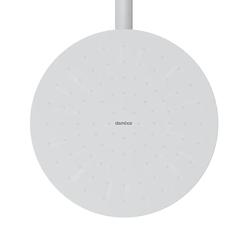 Душевая система Damixa Jupiter 977000200, верхний душ 225 мм штанга 1010 мм, белый Душевая система Damixa Jupiter 977000200, верхний душ 225 мм штанга 1010 мм, белый
