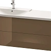 Тумба под раковину Duravit XSquare XS418606161 подвесная 121 см Коричнево-оливковый глянцевый Тумба под раковину Duravit XSquare XS418606161 подвесная 121 см Коричнево-оливковый глянцевый