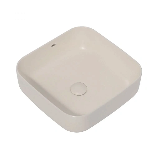 Раковина ABBER Rechteck AC2211MBE накладная, светло-бежевая матовая Раковина ABBER Rechteck AC2211MBE накладная, светло-бежевая матовая