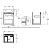 Тумба под раковину Geberit Renova Plan 869552000 48 см