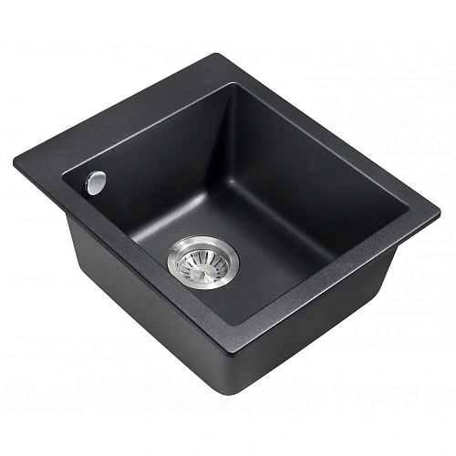 Кухонная мойка Milacio Murcia 42 Cuarzo (MC.77041), черный матовый Кухонная мойка Milacio Murcia 42 Cuarzo (MC.77041), черный матовый