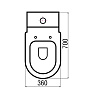 Картинка анонса товара «унитаз напольный arcus кb 002 компакт с микролифтом kb 002»