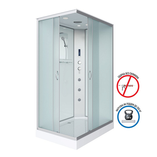 Душевая кабина Niagara Classic NG-43975-14QF (900х700х2150) низкий поддон (13см) стекло матовое 439753QF Душевая кабина Niagara Classic NG-43975-14QF (900х700х2150) низкий поддон (13см) стекло матовое 439753QF