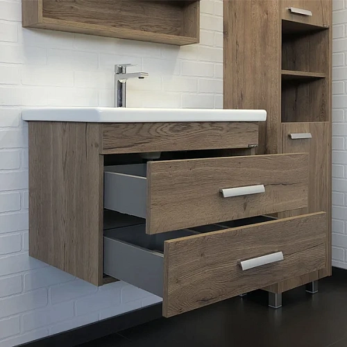 Тумба с раковиной Comforty Никосия 70П 00-00008855 дуб темный раковина Como 70 Тумба с раковиной Comforty Никосия 70П 00-00008855 дуб темный раковина Como 70