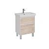 Тумба под раковину Lemark COMBI 70 см подвесная/напольная, дуб кантри/белый LM03C70T-dub Тумба под раковину Lemark COMBI 70 см подвесная/напольная, дуб кантри/белый LM03C70T-dub