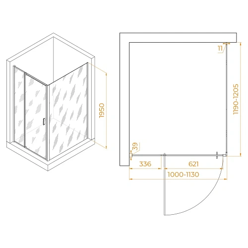 Душевой уголок RGW PA-078 (RGW PA-008 + Z-050-2) 1000x1200 мм 350807802-11 хром Easy Clean Душевой уголок RGW PA-078 (RGW PA-008 + Z-050-2) 1000x1200 мм 350807802-11 хром Easy Clean