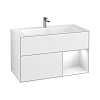 Картинка анонса товара «тумба под раковину villeroy &amp; boch finion 99,6 см, с подсветкой g040gfgf»
