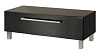 Комод Aquaton Мадрид 100 черный глянец 1A127903MA950 с ящиком