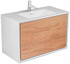 Картинка анонса товара «тумба под раковину vincea alessia 90 y.oak + l.white vmc-1s900yw»