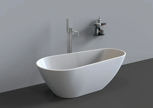 Смеситель для ванны Vincea Desire VTF-1DBN напольный, брашированный никель Смеситель для ванны Vincea Desire VTF-1DBN напольный, брашированный никель