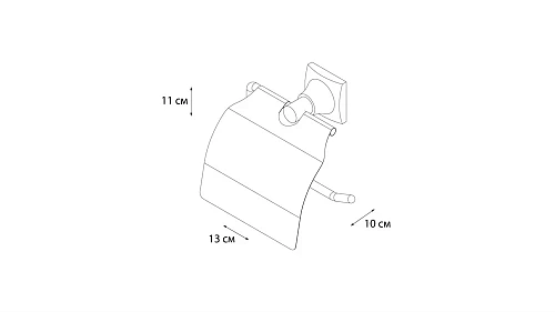 Держатель туалетной бумаги Grampus Ocean GR-2010 Держатель туалетной бумаги Grampus Ocean GR-2010
