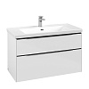 Картинка анонса товара «тумба под раковину villeroy &amp; boch subway 3.0 brilliant white / brilliant white c57001ve»