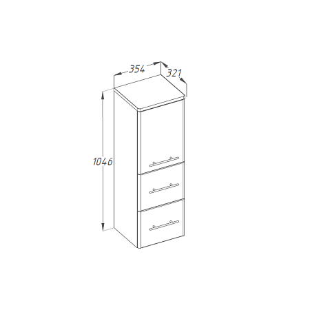 Шкаф-пенал Smile Арабеско 35 Z0000009902 L Шкаф-пенал Smile Арабеско 35 Z0000009902 L