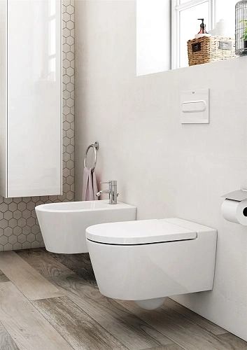 Биде подвесное Roca Inspira Round 357525000 Биде подвесное Roca Inspira Round 357525000