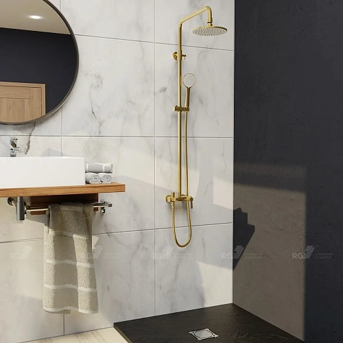 Душевая система RGW Shower Panels SP-31G золото Душевая система RGW Shower Panels SP-31G золото