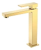 Смеситель для раковины BohemeQubic Shinny Gold 472-G