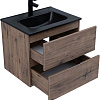 Тумба под раковину Aquanet Алвита New 60 2 ящика, дуб веллингтон табак 00334184 подвесная Тумба под раковину Aquanet Алвита New 60 2 ящика, дуб веллингтон табак 00334184 подвесная