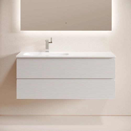 Тумба под раковину SANCOS Folk FL120LW левая 1195х445х500 Bianco подвесная Тумба под раковину SANCOS Folk FL120LW левая 1195х445х500 Bianco подвесная