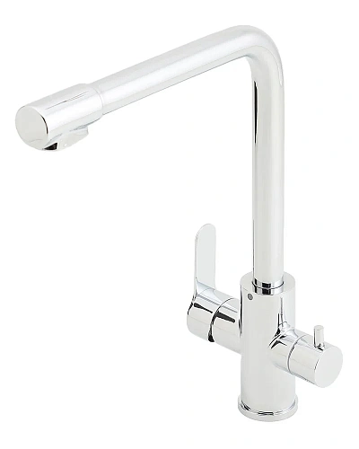 Смеситель для кухни Orange Steel M99-008cr с каналом питьевой воды Смеситель для кухни Orange Steel M99-008cr с каналом питьевой воды