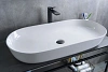 Картинка анонса товара «раковина gid n9348 51200 накладная белая 81x41x14»