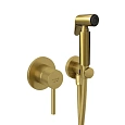 Картинка анонса товара «гигиенический душ kludi bozz 38998n076 брашированное золото»