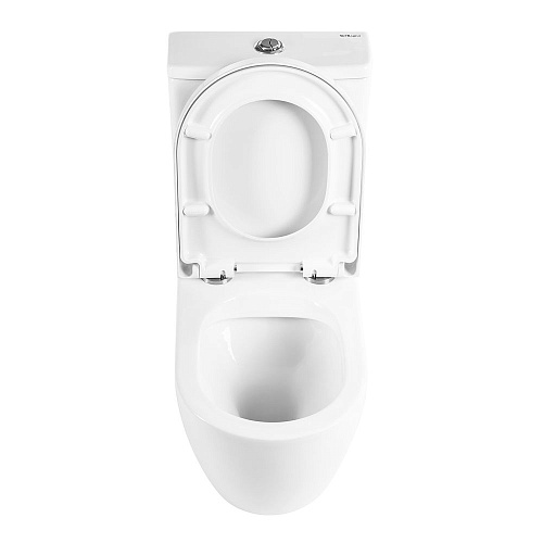 Унитаз напольный BelBagno SFERA-R BB2141CPR/BB865SC безободковый с сиденьем Унитаз напольный BelBagno SFERA-R BB2141CPR/BB865SC безободковый с сиденьем