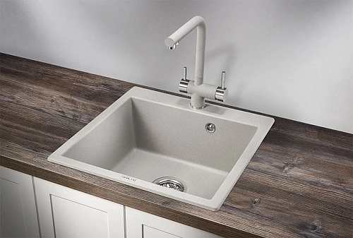 Кухонная мойка Granula 5102, БАЗАЛЬТ, кварц 510x520 Кухонная мойка Granula 5102, БАЗАЛЬТ, кварц 510x520