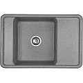 Кухонная мойка Aquaton Беллис 78 1A725032BS230 из литого мрамора, серый Кухонная мойка Aquaton Беллис 78 1A725032BS230 из литого мрамора, серый