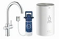 Смеситель для кухни GROHE Red Duo New с функцией кипячения воды (Водонагреватель M-size в комплекте) 30083001 Смеситель для кухни GROHE Red Duo New с функцией кипячения воды (Водонагреватель M-size в комплекте) 30083001