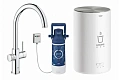 Смеситель для кухни GROHE Red Duo New с функцией кипячения воды (Водонагреватель M-size в комплекте) 30083001 Смеситель для кухни GROHE Red Duo New с функцией кипячения воды (Водонагреватель M-size в комплекте) 30083001