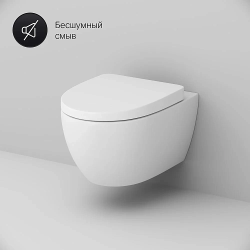 Унитаз подвесной AM.PM Awe C111738WH без сиденья Унитаз подвесной AM.PM Awe C111738WH без сиденья