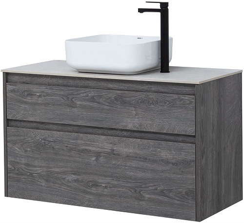 Тумба под раковину Aquanet Nova Lite 100 дуб рошелье (2 ящика) 00242582 Тумба под раковину Aquanet Nova Lite 100 дуб рошелье (2 ящика) 00242582