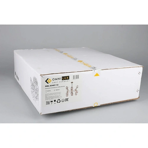 Люстра потолочная Omnilux Pozzallo OML-93407-12 Люстра потолочная Omnilux Pozzallo OML-93407-12