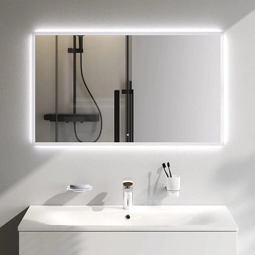 Зеркало AM.PM Spirit V2.0 M71AMOX1001SA с LED-подсветкой и системой антизапотевания, сенсор, 100 см Зеркало AM.PM Spirit V2.0 M71AMOX1001SA с LED-подсветкой и системой антизапотевания, сенсор, 100 см