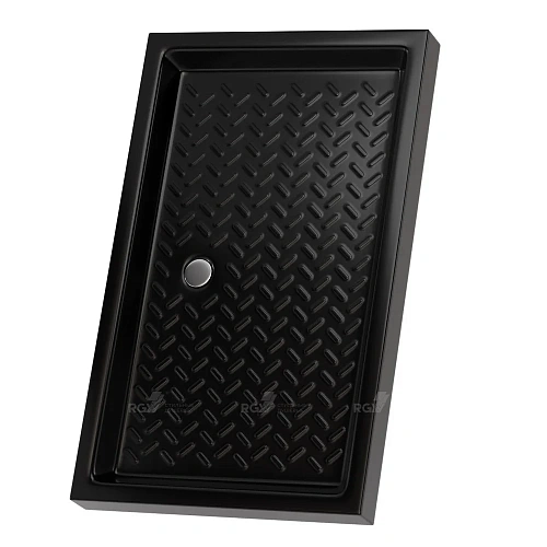 Душевой поддон RGW CER CR B прямоугольный керамический Черный 19170380-01B Душевой поддон RGW CER CR B прямоугольный керамический Черный 19170380-01B